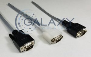 Molded D-Sub cable connectors