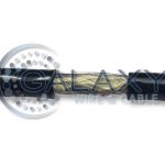Seismic sensor cable with jacket stripped