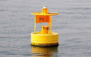 Yellow Buoy with Light