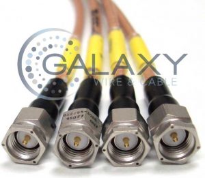 Four coax jumper cables